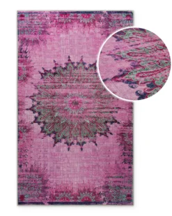 Badteppich Violett Multi