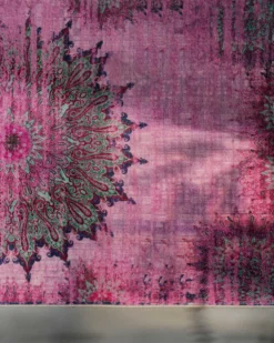 Badteppich Violett Multi
