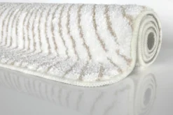 Badteppich Weiß Beige "Jasbeer" WECONhome Basics