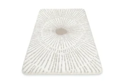 Badteppich Weiß Beige
