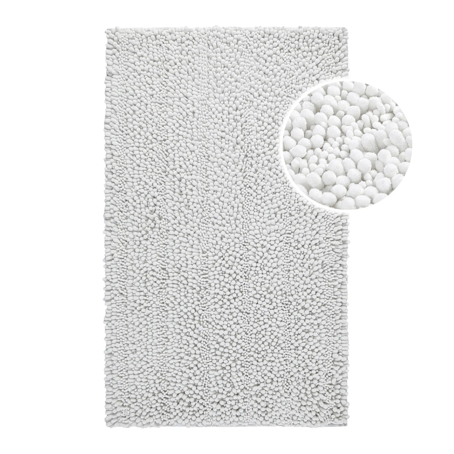 Badteppich Weiß "Benno" WECONhome Basics