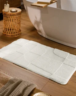 Badteppich Weiß "Davie" WECONhome