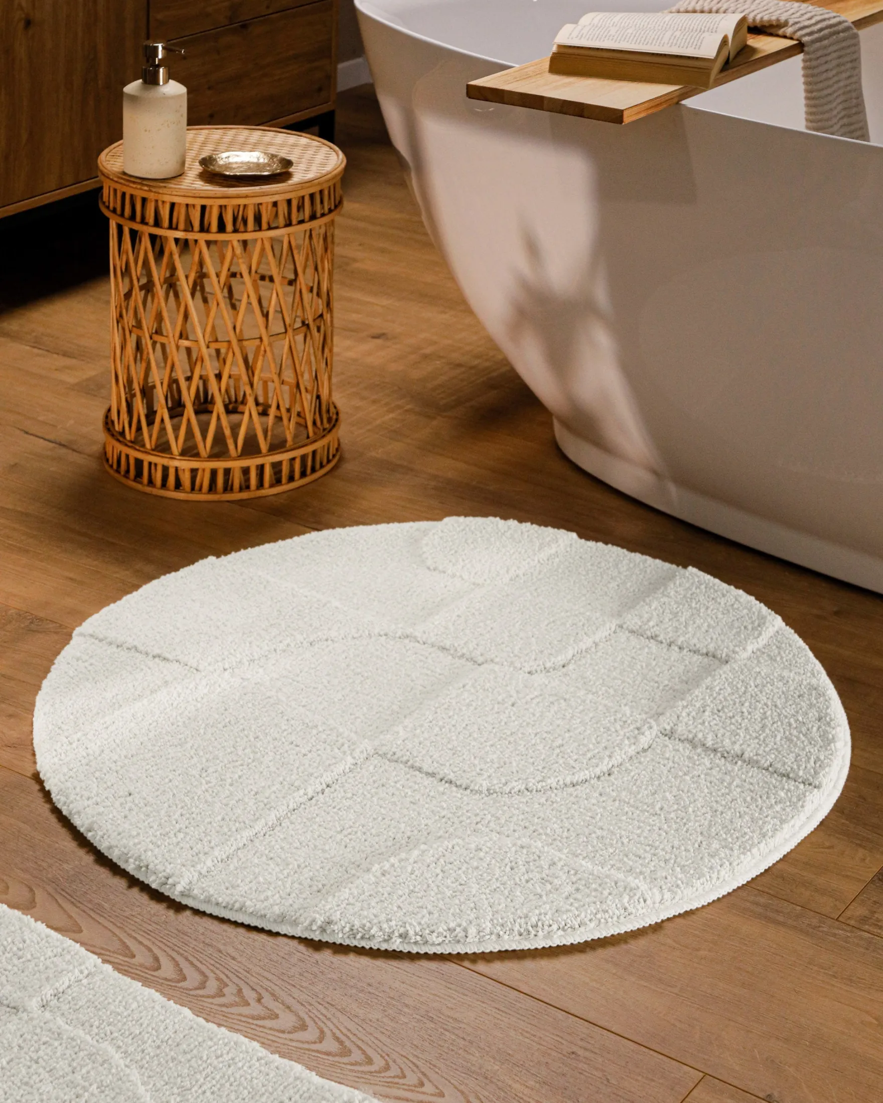 Badteppich Weiß "Davie" WECONhome