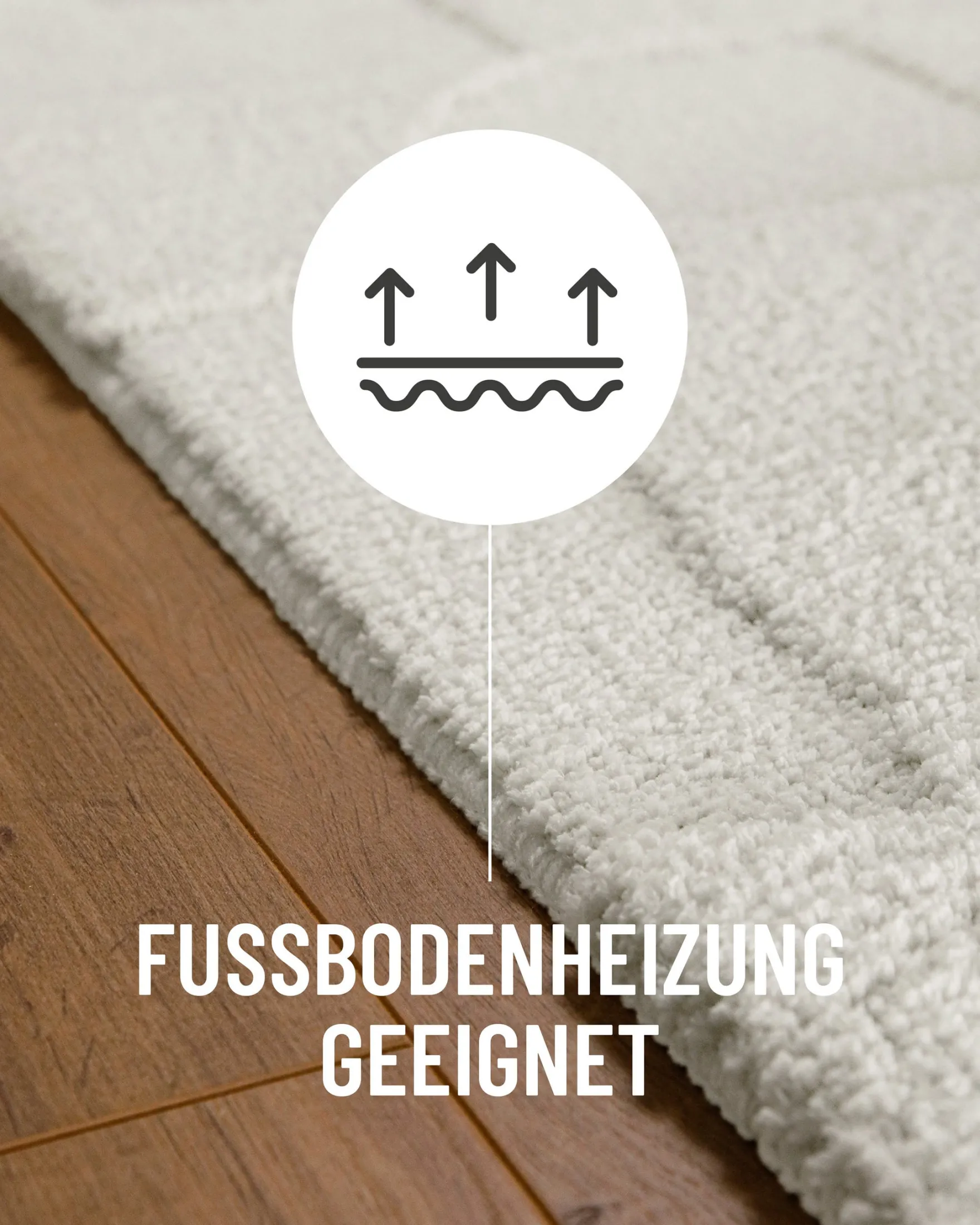 Badteppich Weiß "Davie" WECONhome