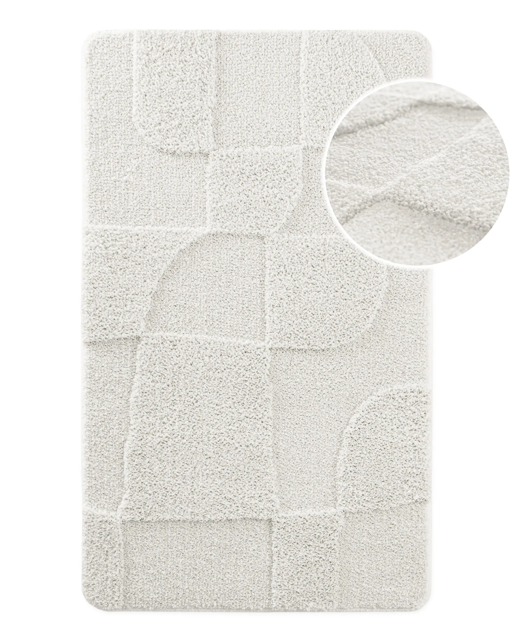 Badteppich Weiß "Davie" WECONhome