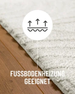 Badteppich Weiß 