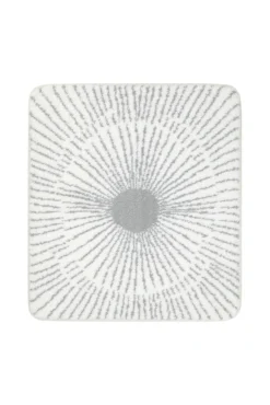 Badteppich Weiß Grau "Jasbeer" WECONhome Basics