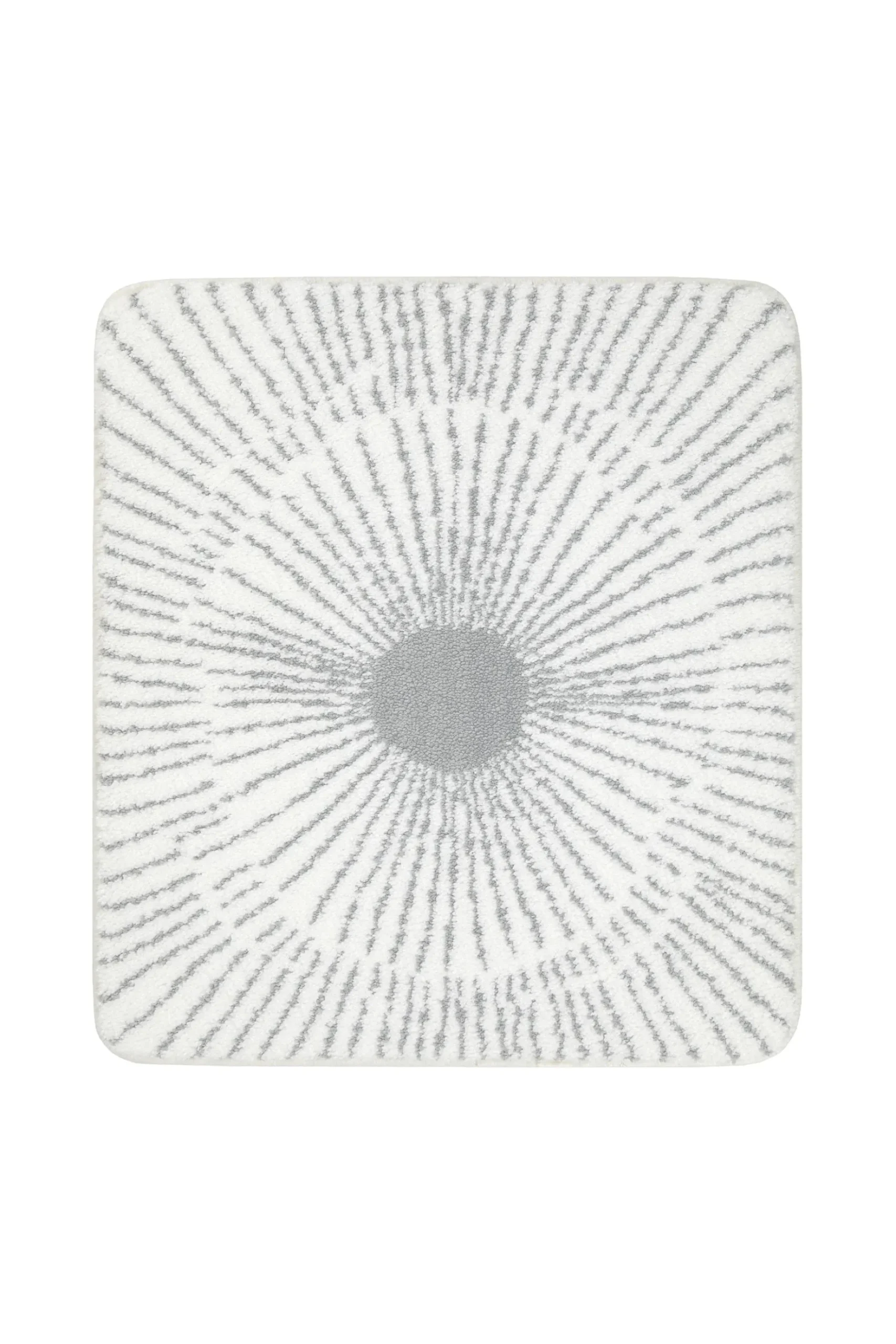 Badteppich Weiß Grau "Jasbeer" WECONhome Basics