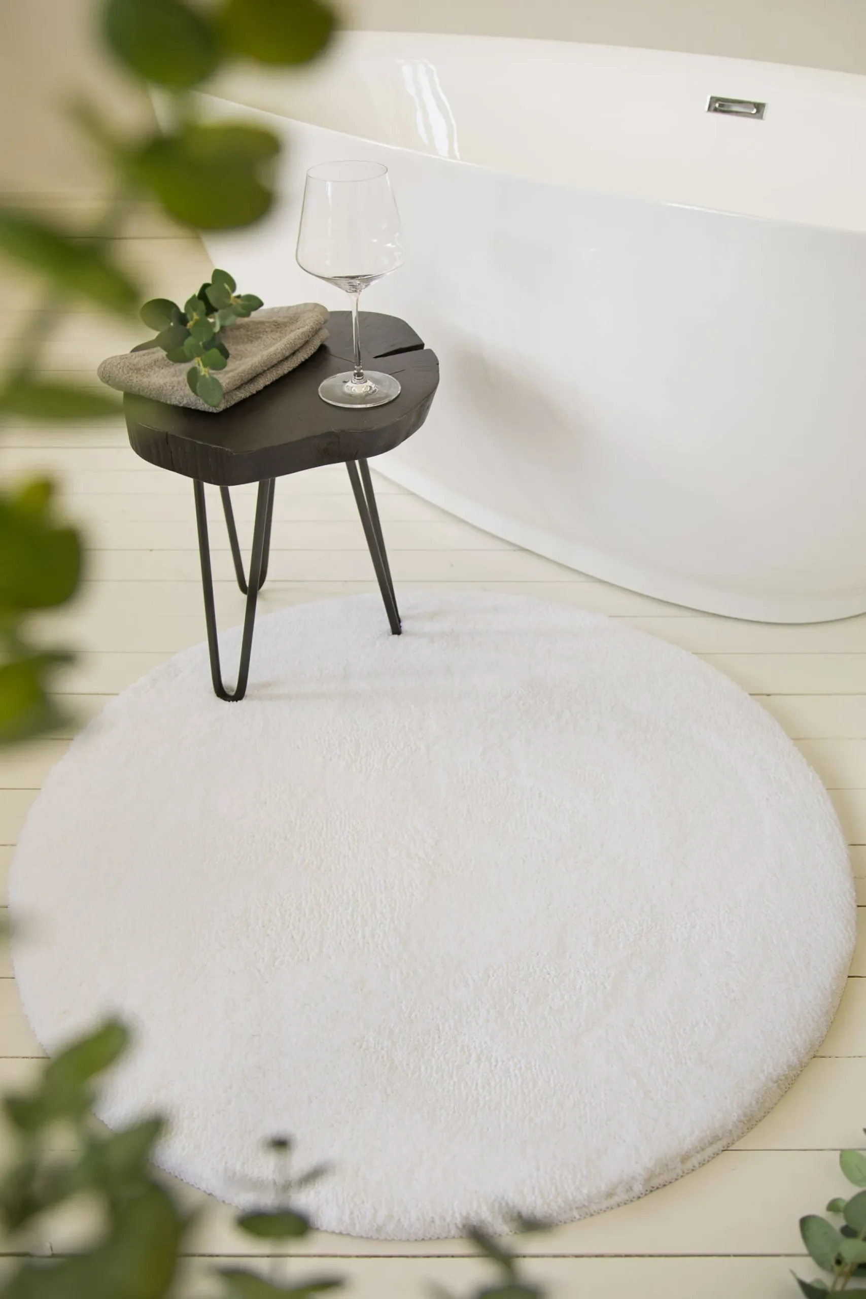 Badteppich Weiß "Joris" WECONhome Basics