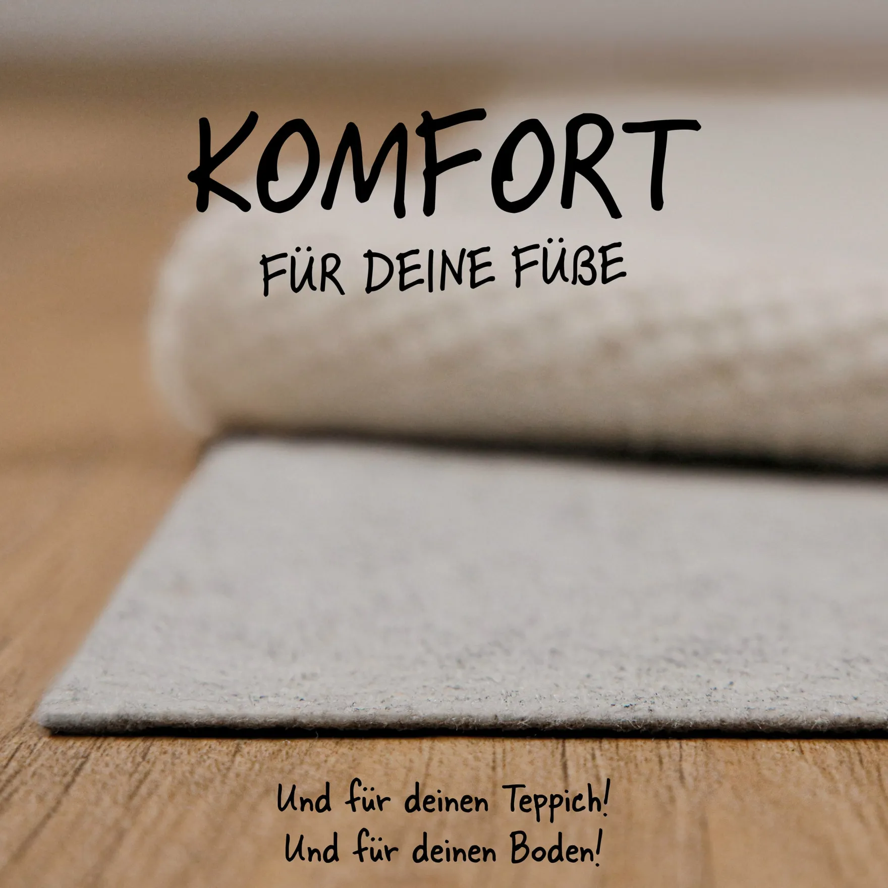 Basic "RugPad" Teppichunterlage für sicheren Halt - WECONhome