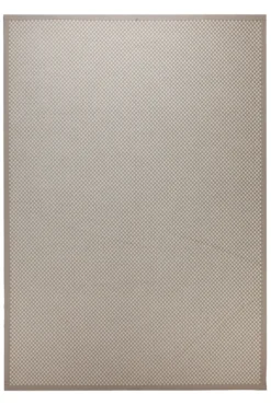 Baumwoll-Wendeteppich Estland beidseitig Feinkaro beige 160x230 cm