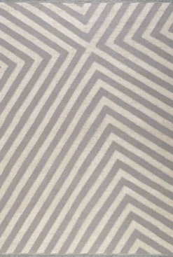 Carpets&Co. Teppich 80x150 cm Beige Grau "Edgy Corners"
