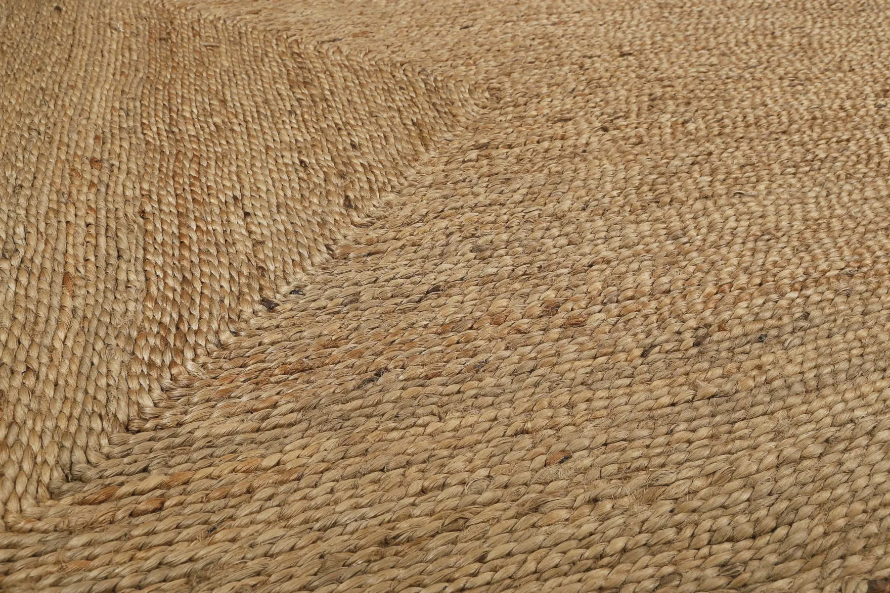 "Collins" Jute-Teppich – schwer, klar, handgewebt