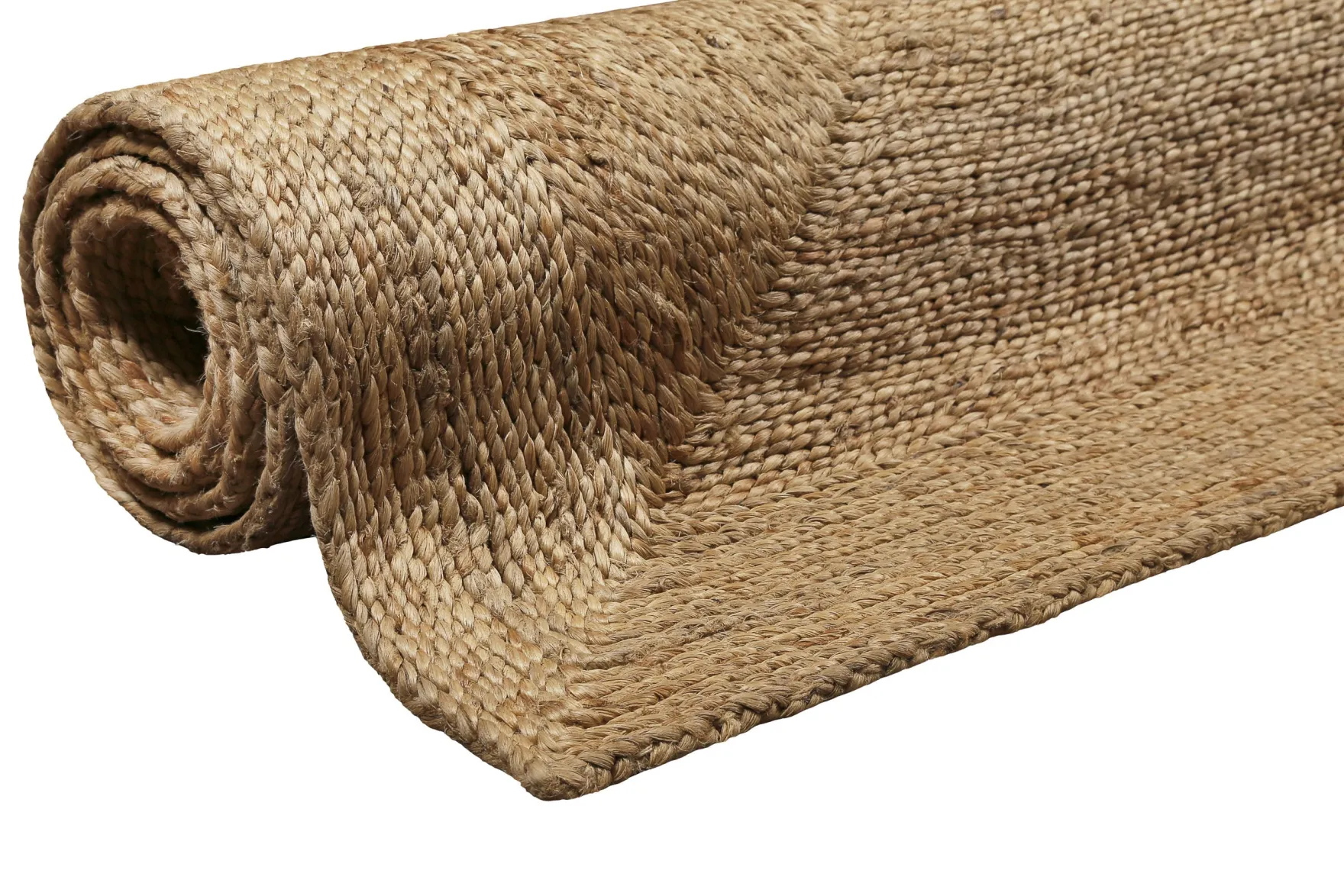 "Collins" Jute-Teppich – schwer, klar, handgewebt