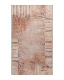 Esprit Flachgewebeteppich Beige Rot "Maui"