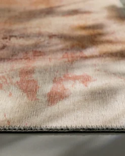Esprit Flachgewebeteppich Beige Rot
