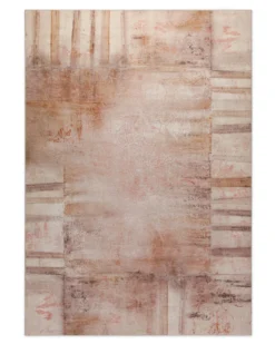 Esprit Flachgewebeteppich Beige Rot