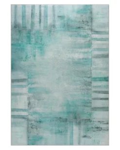 Esprit Flachgewebeteppich Blau Multi