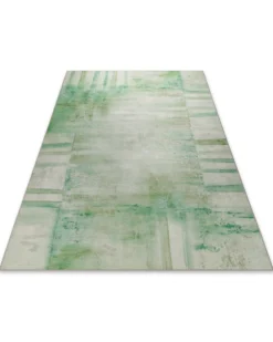 Esprit Flachgewebeteppich Grün Multi