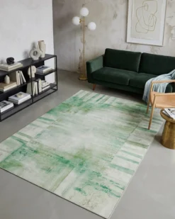 Esprit Flachgewebeteppich Grün Multi