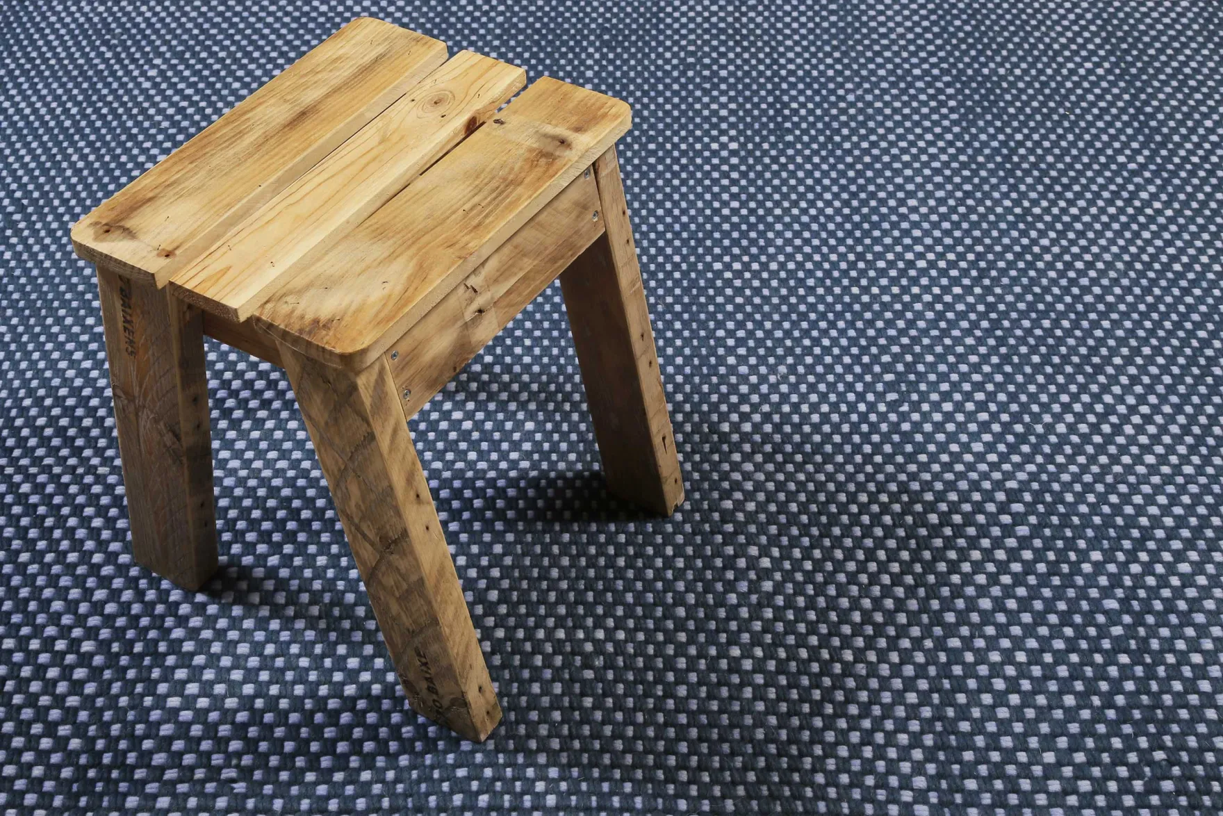 Esprit Handwebteppich Blau aus Wolle "Casa"