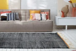 Esprit Handwebteppich Schwarz aus Wolle "Casa"