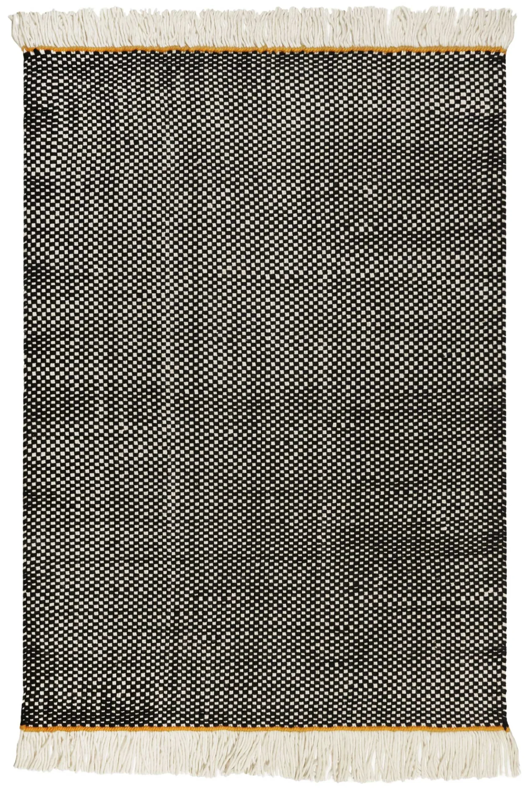 Esprit Handwebteppich Schwarz aus Wolle "Casa"