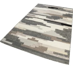 Esprit Kelim Beige Taupe aus Wolle 
