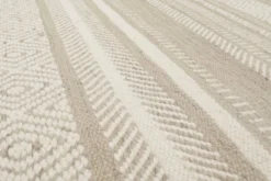 Esprit Kelim Teppich Beige Sand aus Wolle "Hudson"