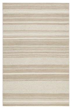 Esprit Kelim Teppich Beige Sand aus Wolle "Hudson"