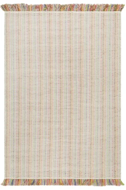 Esprit Kelim Teppich Bunt aus Wolle