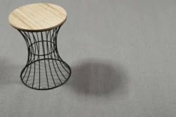 Esprit Kelim Teppich Grau aus Wolle 