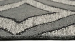 Esprit Kelim Teppich Grau aus Wolle "Kian"