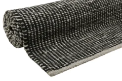 Esprit Kelim Teppich Grau Schwarz aus Jute & Wolle 