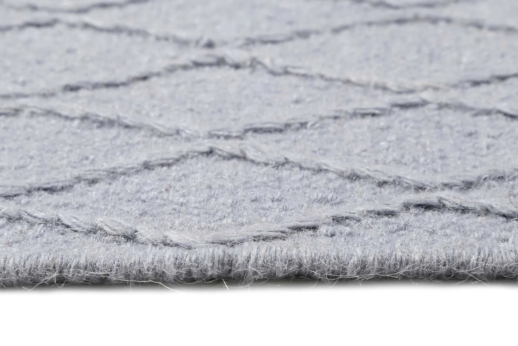 Esprit Kelim Teppich Hellblau aus Wolle "Lotte"