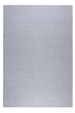 Esprit Kelim Teppich Hellblau aus Wolle