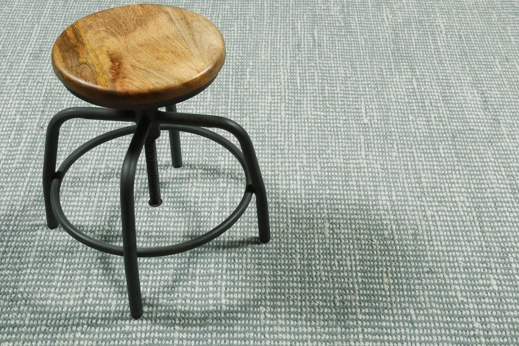 Esprit Kelim Teppich Mintgrün Beige aus Jute & Wolle "Gobi"