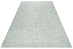Esprit Kelim Teppich Mintgrün Beige aus Jute & Wolle