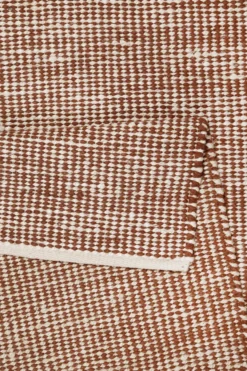 Esprit Kelim Teppich Rotbraun Beige aus Jute & Wolle 