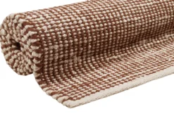 Esprit Kelim Teppich Rotbraun Beige aus Jute & Wolle 