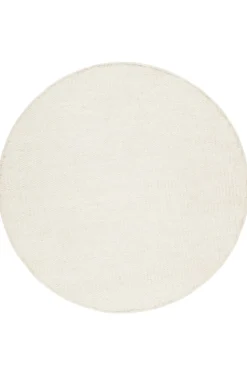 Esprit Kelim Teppich Rund Creme Weiß aus Jute & Wolle "Gobi"