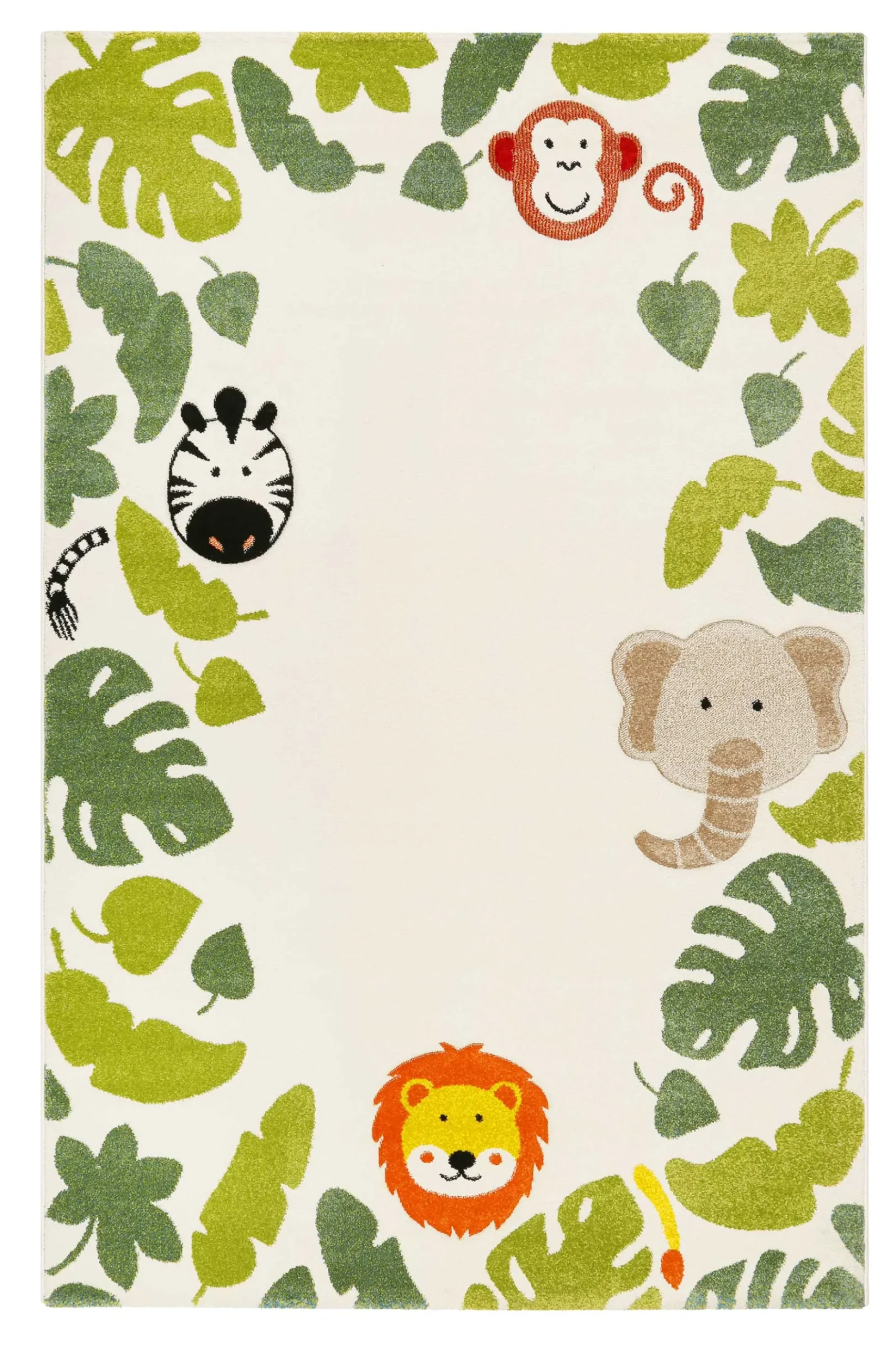 Esprit Kinderteppich Beige Grün "E-Safari"