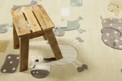 Esprit Kinderteppich Beige Gelb meliert 