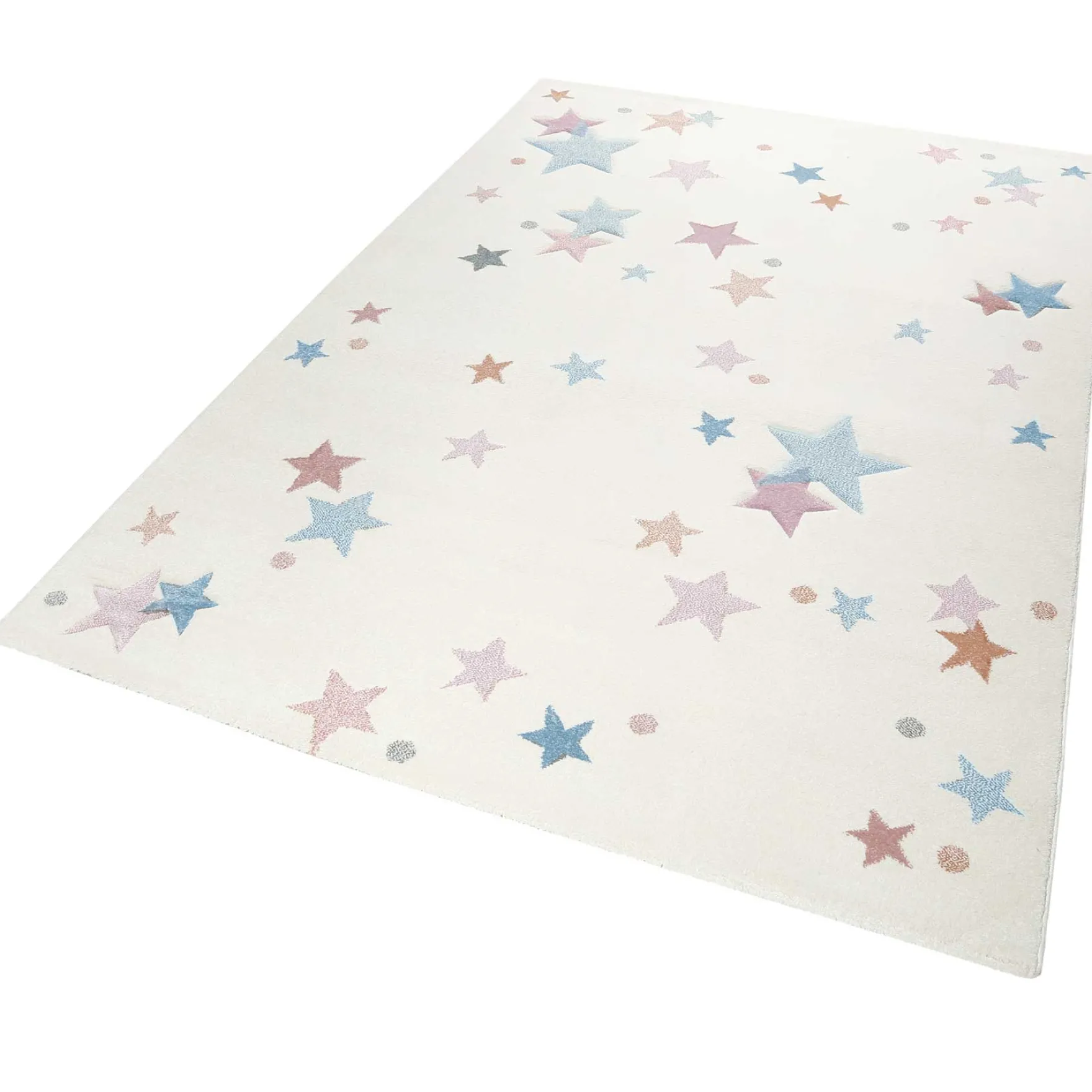 Esprit Kinderteppich beige rosa grau blau "Jonne"