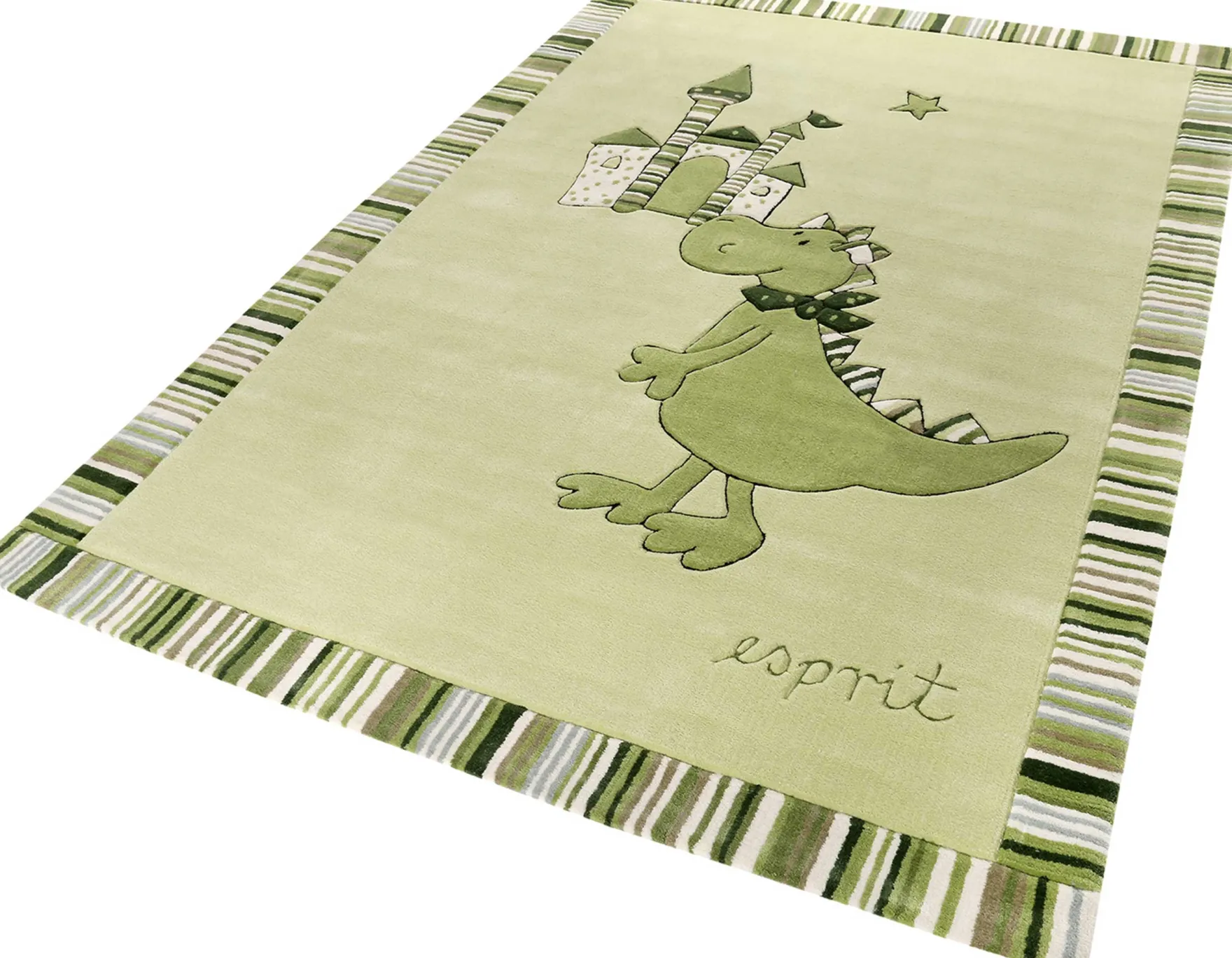 Esprit Kinder Teppich "Dragon&Castle" grün