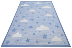 Esprit Kinder-Wendeteppich Blau "Whale Buddy"