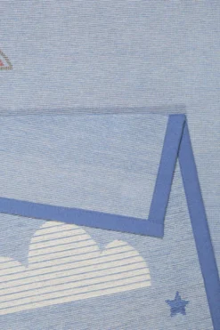 Esprit Kinder-Wendeteppich Blau "Whale Buddy"