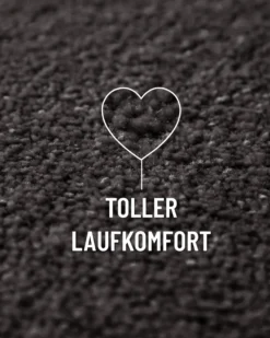 Esprit Kurzflorteppich Anthrazit Grau 