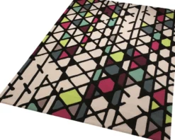 Esprit Kurzflor Teppich aus Wolle
