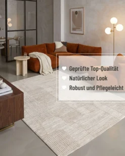 Esprit Kurzflorteppich Beige Multi